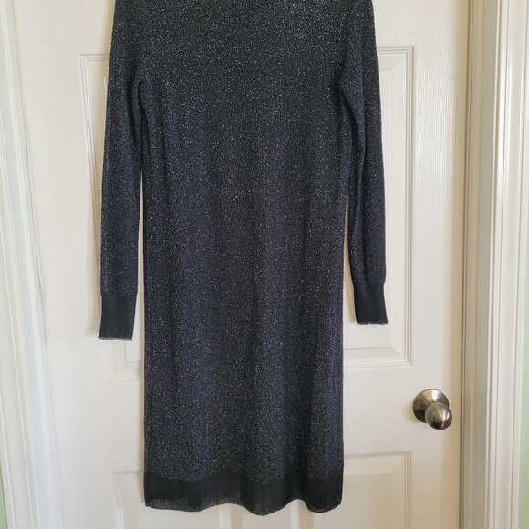 Rag and Bone Merino Wool Metal Sparkle Cardigan Sweater - Picture 3 of 5